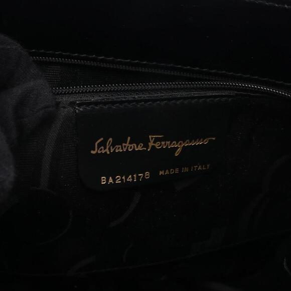 SALVATORE FERRAGAMO Black Leather Bag - Picture 4 of 11